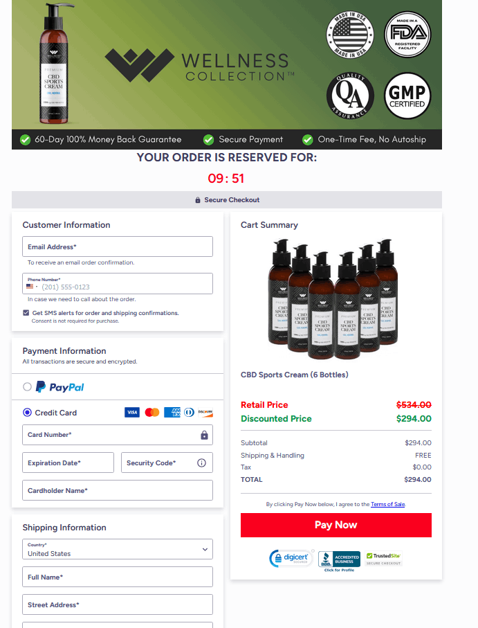CBD sports Cream